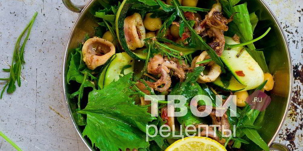 Рецепт салата иза кальмарова