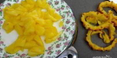 салат из креветок и ананаса