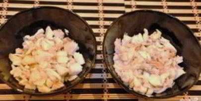 салат из минтая