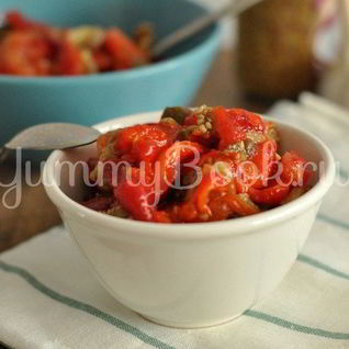 Салат из печеных овощей