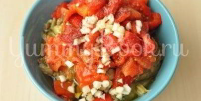 салат из печеных овощей