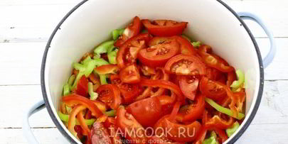 салат из помидоров и перца на зиму