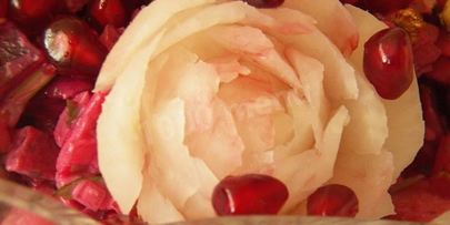 салат из свеклы с гранатом и чесноком