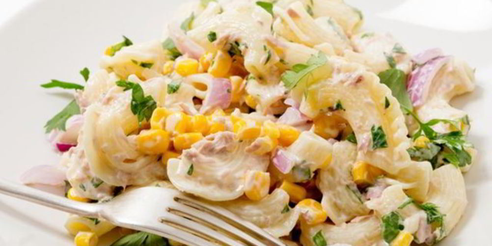 Рецепт салат из тунца с макаронами