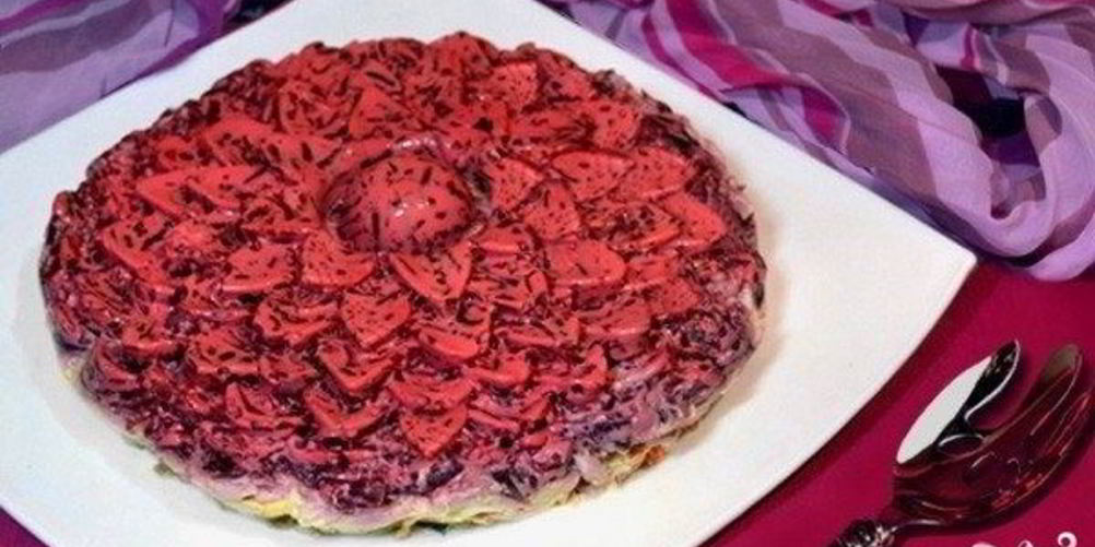 Рецепт салат к водке