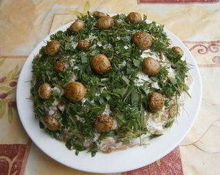 Салат Карпатская полянка