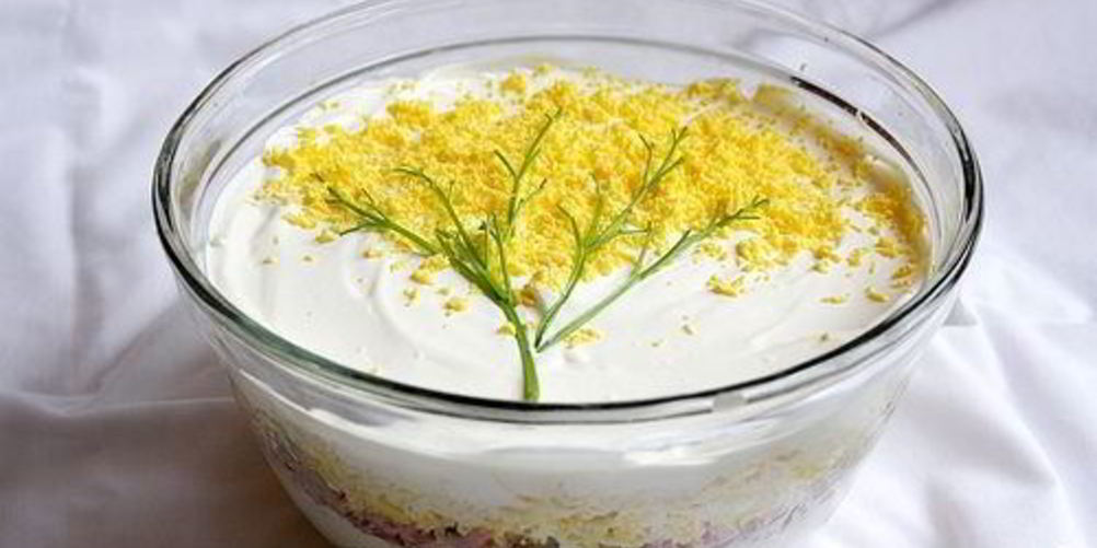 Рецепт салат мимоза с горбушей