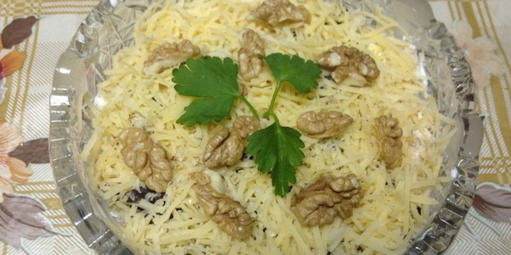 Рецепт салат нежность с курицей