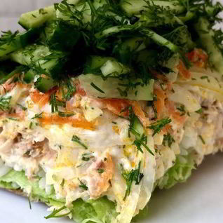 Салат Норвежский роман