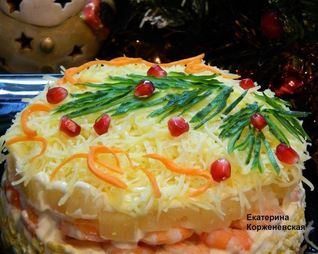 Салат Новогодняя фантазия