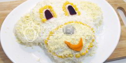 салат обезьянка на новый год