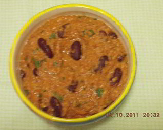 Салат Ореховая фасоль