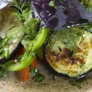 Салат с баклажанами