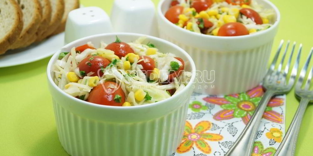 Рецепт салат с капустой