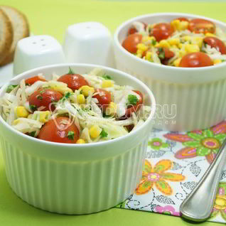 Салат с капустой