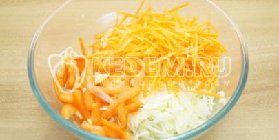 салат с капустой