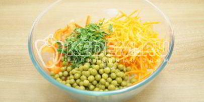 салат с капустой