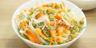 салат с капустой