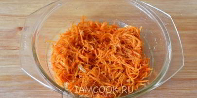 салат с куриной бастурмой, корейской морковью и чипсами