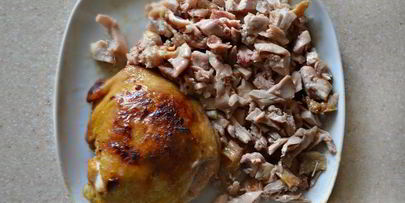 салат с курицей и грибами дед мороз