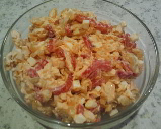 Салат с маринованным перцем