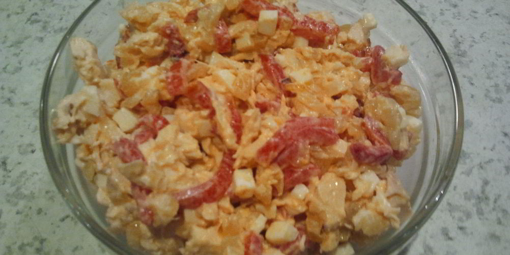 Рецепт салат с маринованным перцем