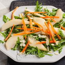 Рецепт Салат с рукколой и грушей