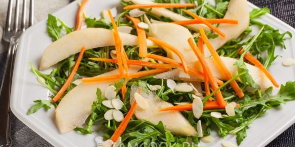 Рецепт салат с рукколой и грушей