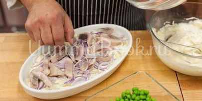 салат с сельдью и картофелем