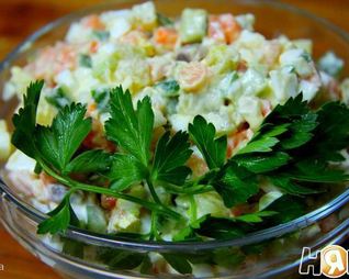 Салат с семгой Министерский