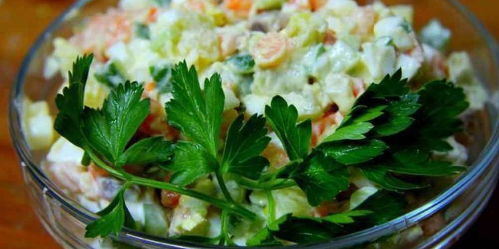 Рецепт салат с семгой министерский