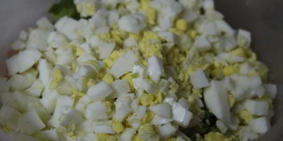 салат с семгой министерский