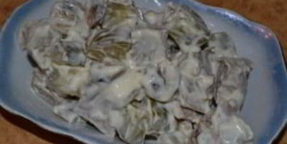 салат с телятиной