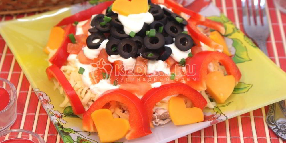 Рецепт салат шепот купидона