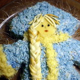 Салат Снегурочка