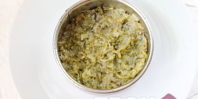 слоеный салат с говяжьей печенью