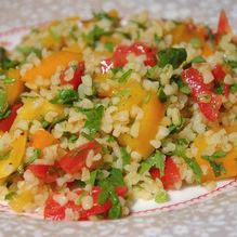 Рецепт Табуле из булгура с помидорами и мятой