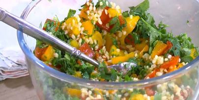 табуле из булгура с помидорами и мятой