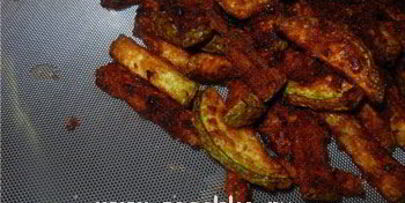 теплый салат с куриной печенью