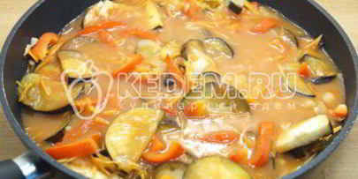 вкусный салат из баклажанов на зиму