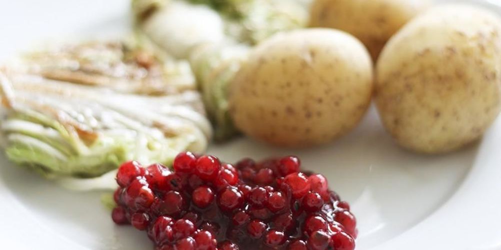 Рецепт брусничный соус из варенья