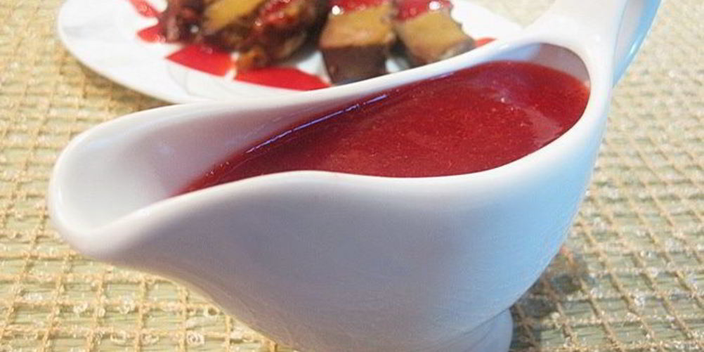 Рецепт брусничный соус на коньяке с анисом