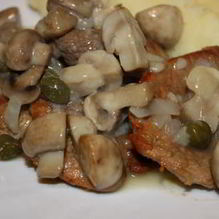 Рецепт Грибной соус с каперсами