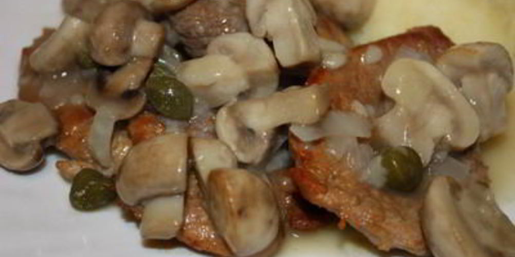 Рецепт грибной соус с каперсами