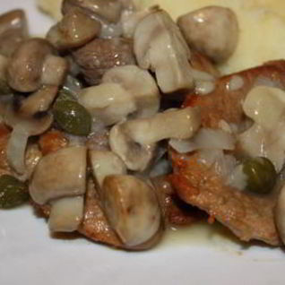 Грибной соус с каперсами