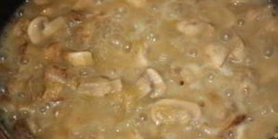 грибной соус с каперсами