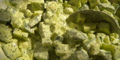 йогуртовый соус с бараго к салату