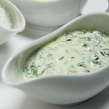 Рецепт Йогуртовый соус со шпинатом