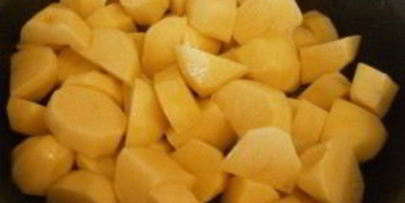 картофельный соус с курицей