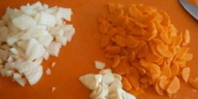 картофельный соус с курицей